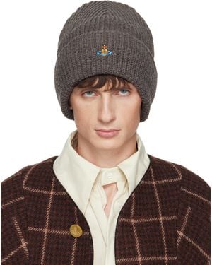 Vivienne Westwood Sporty Beanie - Brown