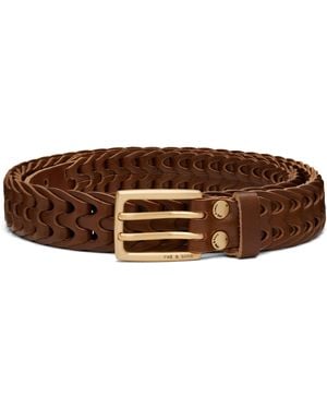 Rag & Bone Mini Woven Belt - Black