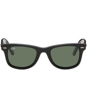 Ray-Ban ブラック Original Wayfarer Classic サングラス - グリーン