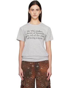 PRAYING 'Beast' T-Shirt - Grey