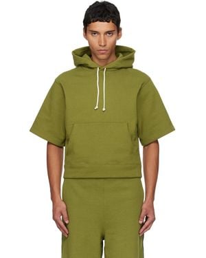 Veneda Carter Ssense Exclusive Short Sleeve Hoodie - Green
