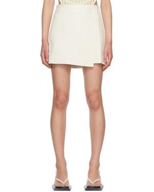 Holzweiler Erina Faux-leather Miniskirt - Black