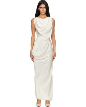 Vivienne Westwood Off- Fond Maxi Dress - Black