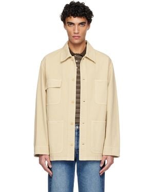 A.P.C. Embroidered Overshirt - Natural