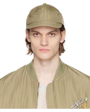 Song For The Mute Panelled Cap - Green