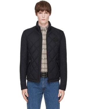 Burberry Nylon Dunsbury Puffer Down Jacket - Black