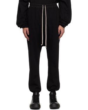 Rick Owens ブラック Hollywood ドローストリング スウェットパンツ