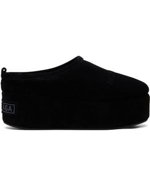 Balenciaga Alaska Soft Platform Loafers - Black