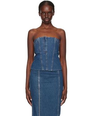 Paris Georgia Basics Jo Tank Top - Blue