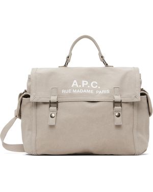 A.P.C. Recuperation Satchel - Natural