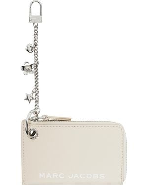 Marc Jacobs Off- 'The Top Zip Charm' Coin Pouch - Multicolour