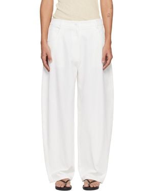 LE17SEPTEMBRE Oblong Pants - White