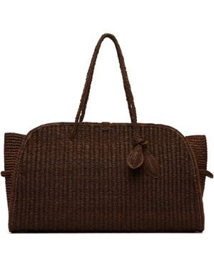 Jacquemus 'The Large Raffia Turismo' Tote - Brown