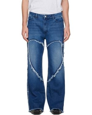 Carne Bollente Love Trousers Live On Jeans - Blue