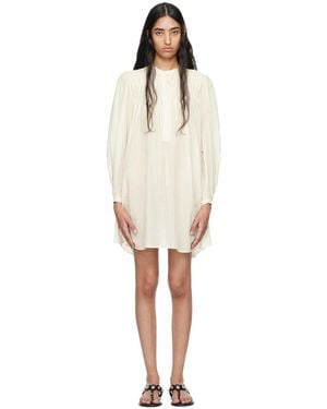 Isabel Marant オフホワイト Danael ミニワンピース - ブラック