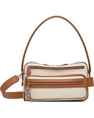 Acne Studios Camero Party Canvas Bag - Brown