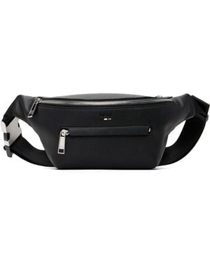 BOSS Faux-Leather Belt Bag - Black