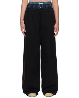 Acne Studios Layered Sweatpants - Black