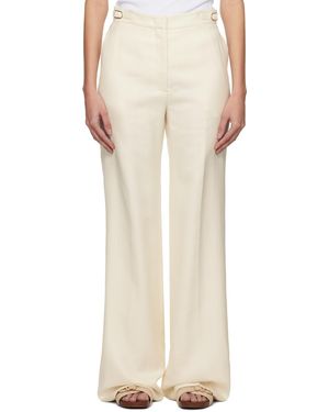 Gabriela Hearst Vesta Trousers - Natural