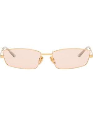 Gucci Rectangular Frame Sunglasses - Pink