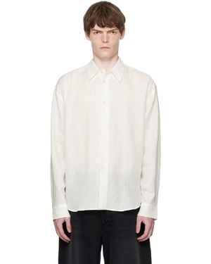 Studio Nicholson Rafe Linen Shirt - White