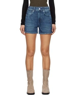 Rag & Bone Miramar Terry Walking Shorts - Blue