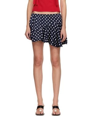 Sandy Liang Zeno Miniskirt - Blue