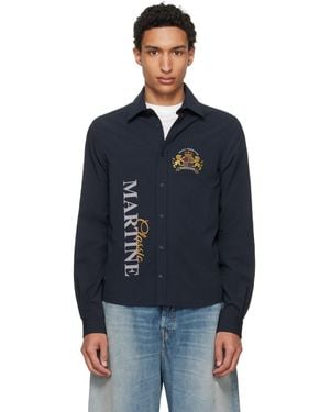 Martine Rose Sleazy Sports Shirt - Blue