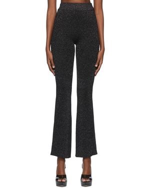 Gcds Viscose Lounge Trousers - Black