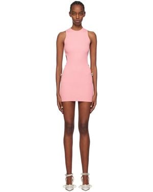 Mach & Mach Crystal-cut Minidress - Black
