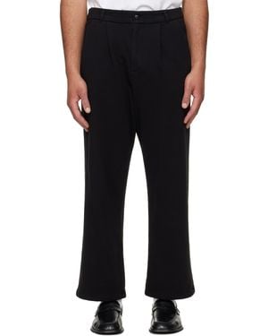 Les Tien French Terry Suit Trousers - Black