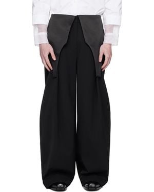 Jean Paul Gaultier 'The Bodysuit' Suit Trousers - Black