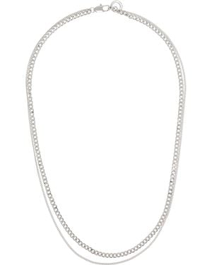 A.P.C. Minimal Necklace - White
