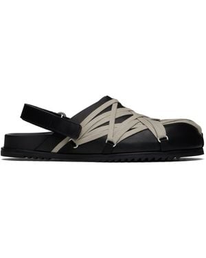 Rick Owens ブラック Hollywood Megalaced ミュール
