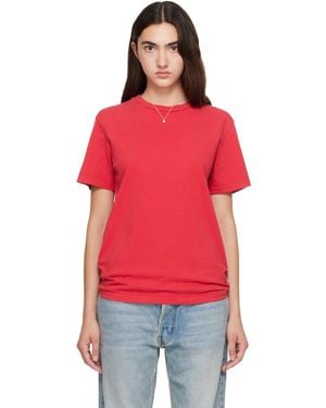 Hanover Sunwashed Staple T-shirt - Red