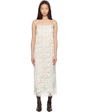 KHAITE Nevis Maxi Dress - White