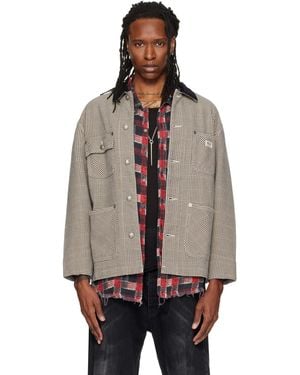 R13 Relaxed Chore Jacket - Brown