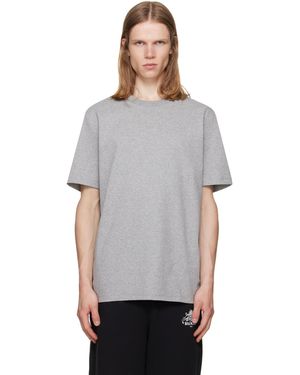 Balmain Embroidered Paris' T-Shirt - Grey