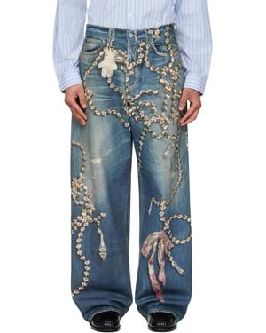 Acne Studios Loose Fit 1981 Jeans - Blue