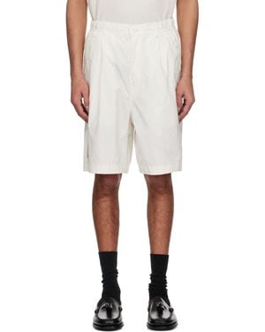 Aape By A Bathing Ape Off- 'Aape Now' Woven Shorts - White