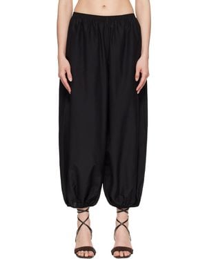 Loulou de Saison Almaya Cocoon Trousers - Black