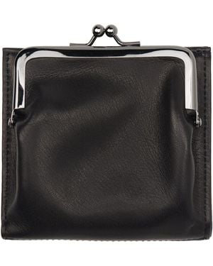 Yohji Yamamoto Clasp Wallet - Black