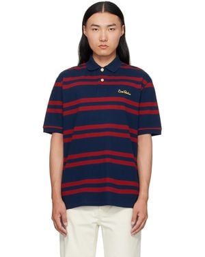 Valentino 'Chez Embroidery Cotton Piqué Polo - Blue