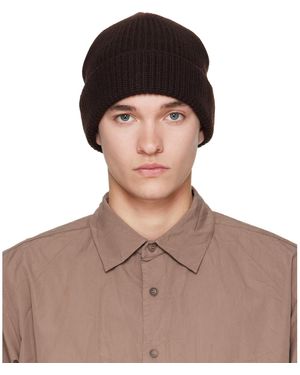 Casey Casey Bonnet Brun En Laine - Marron