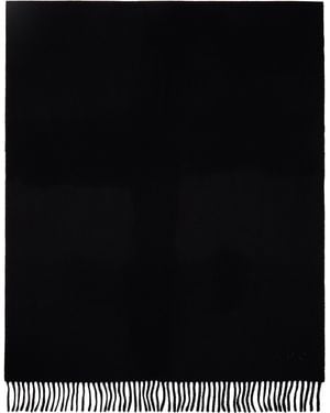 A.P.C. Alix Embroidered Scarf - Black