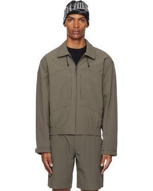 Roa Khaki Pilot Jacket - Black