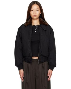 NOTHING WRITTEN Maison Pilot Jacket - Black