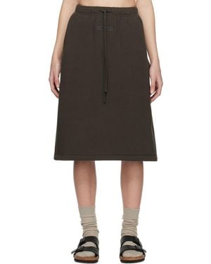 Fear Of God Drawstring Midi Skirt - Black