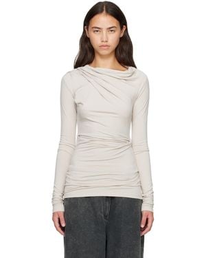 Entire studios Off- Drape Top - White