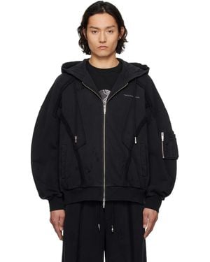 Feng Chen Wang Deconstruction Hoodie - Blue